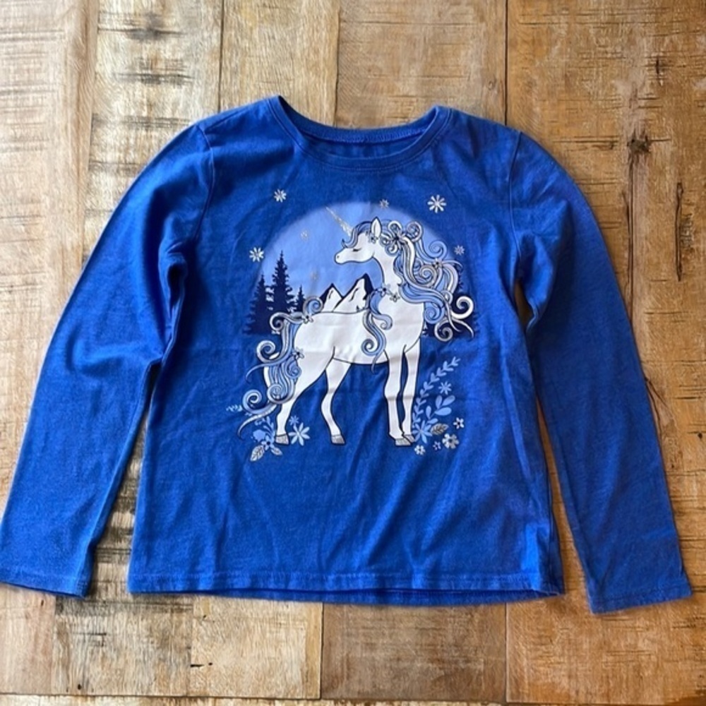 Children’s Place girls unicorn tee size S(5/6)